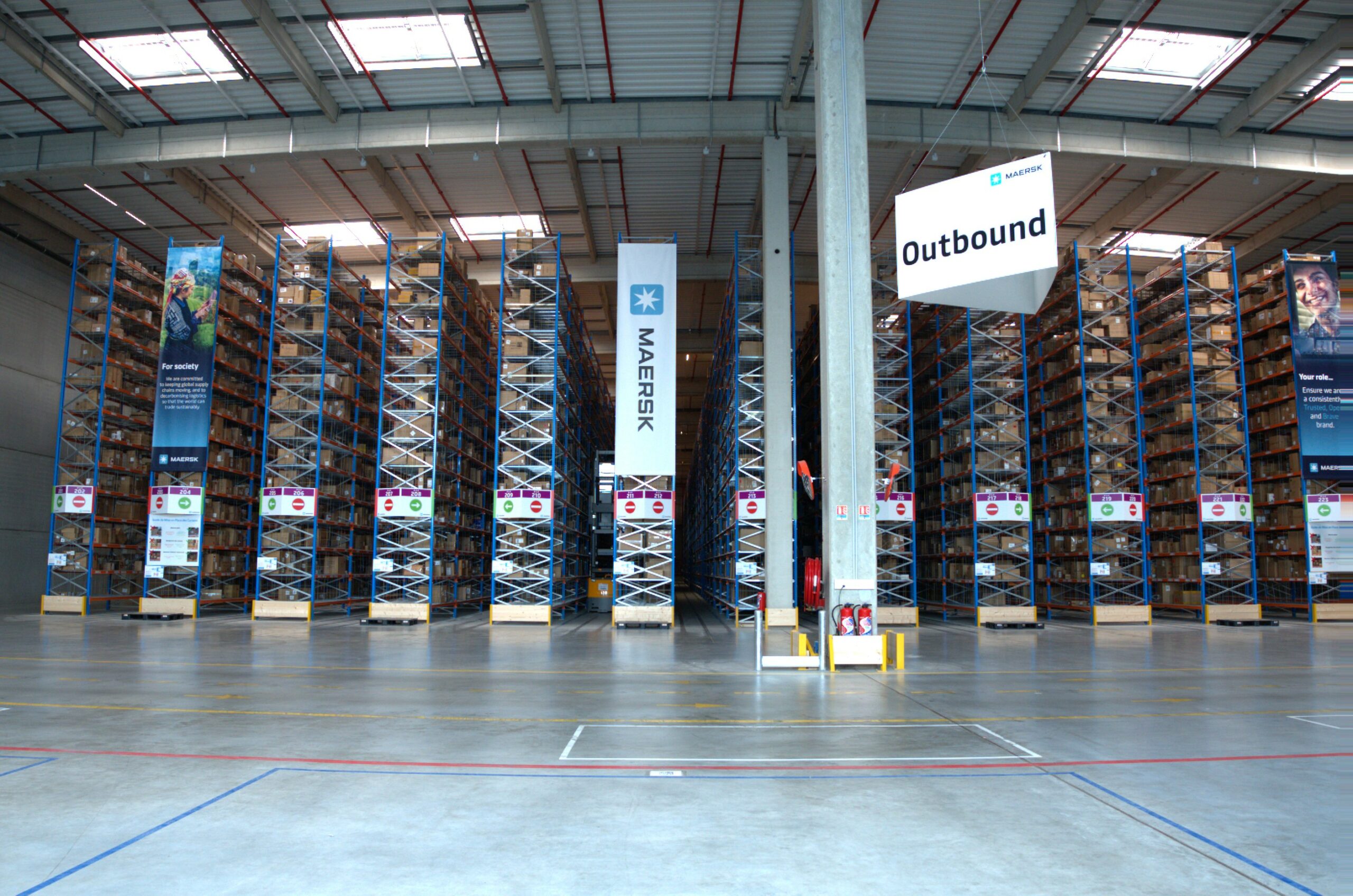 Maersk inaugure son premier entrepôt en France